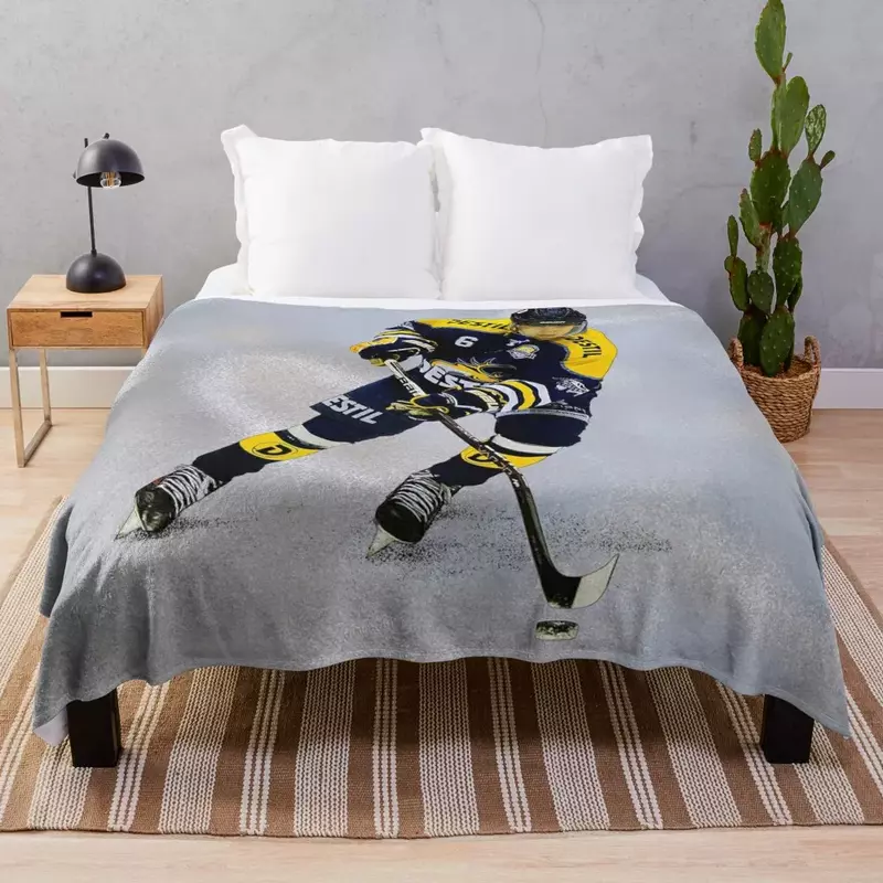 Manta de Hockey sobre hielo, regalo personalizado, suave, sofá cama, mantas decorativas para camas