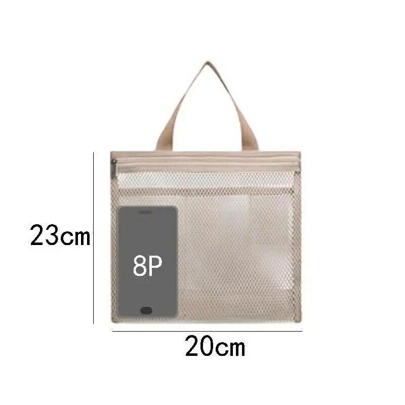 Meash Visible Makeup Bags Toiletry Cosmetic Organizer Hollow-out Zipper Handbag Multi-functional Hand Carry Washing Storage Bag