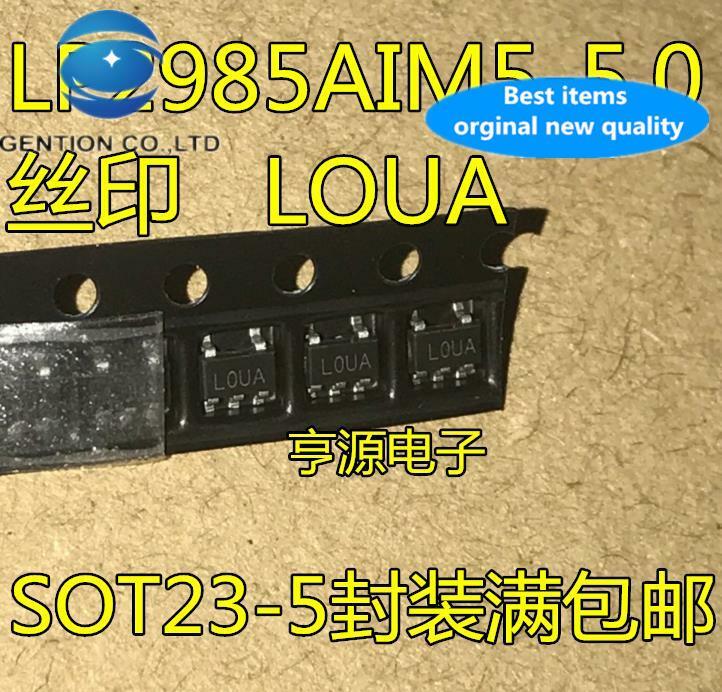 20 sztuk 100% oryginalny nowy LP2985 LP2985AIM5-5.0 LOUA jedwabny monitor SOT23-5 regulator niskiego napięcia