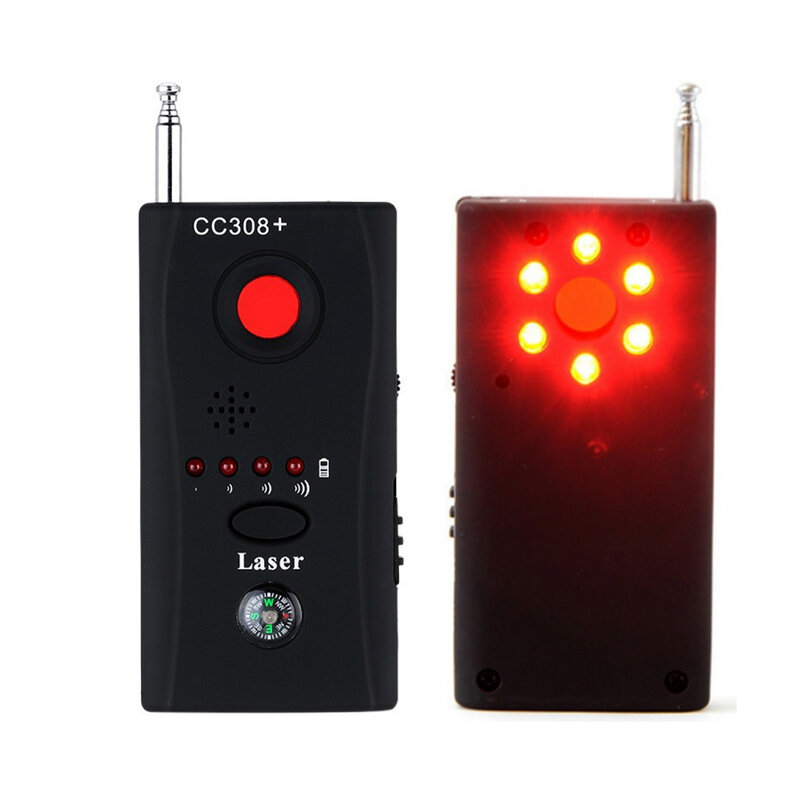 CC308 + радиоволновая камера для обнаружения сигнала, Полнодиапазонный Wi-Fi радиочастотный GSM-прибор, трассировщик, Полнодиапазонный сканер, беспроводная камера, объектив, детектор сигнала