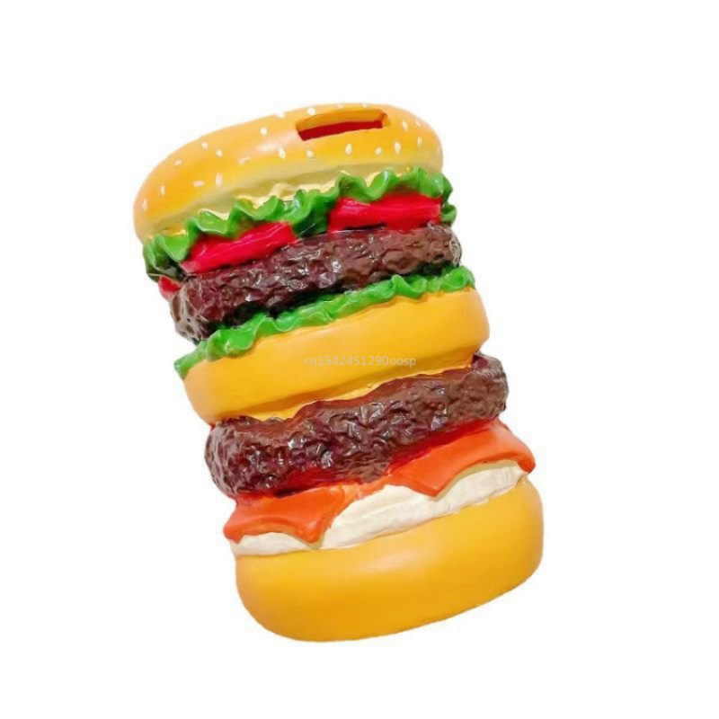 Hamburger Ngân Hàng Tiền Hộp Hộp Đồng Tiền Tiết Kiệm Nồi Ngân Hàng Đồng Xu Hộp Bảo Quản Trẻ Em Quà Tặng