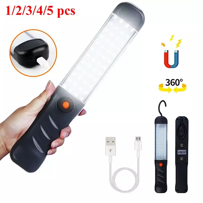 Rechargeable Home For Car Inspection Workshop Work Cordless Flood Light Portable Magnetic Lighting Camping Repair Lamp