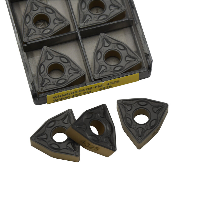 10 piezas WNMG080408 PM4325/4425 WNMG432 WNMG CNC inserto de torneado resistente y resistente al desgaste de alta calidad