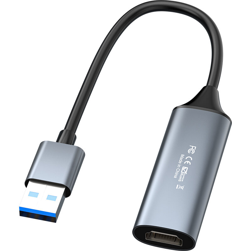 Kartu penangkap Video USB3.0/2.0 MS2130, kartu perekam Game Xbox PS4/5 siaran langsung kompatibel dengan 1080 @ 60Hz untuk Switch