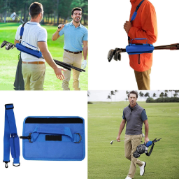 1Pc Mini Nylon Golf Carrier Bag Driving Range Travel Bag Golf Training Case With Adjustable Shoulder Straps Golf Accessories