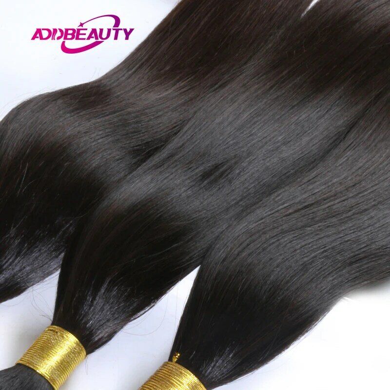 Straight Bulk Human Hair for Women 100g 75cm European Remy Human Hair Extensions for Braiding No Weft Natural Hair Bulk Blonde