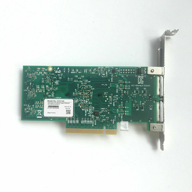 MCX314A-BCCT 멜라녹스 듀얼 포트 이더넷 QSFP NIC, CX314A ConnectX-3 프로, 40GbE
