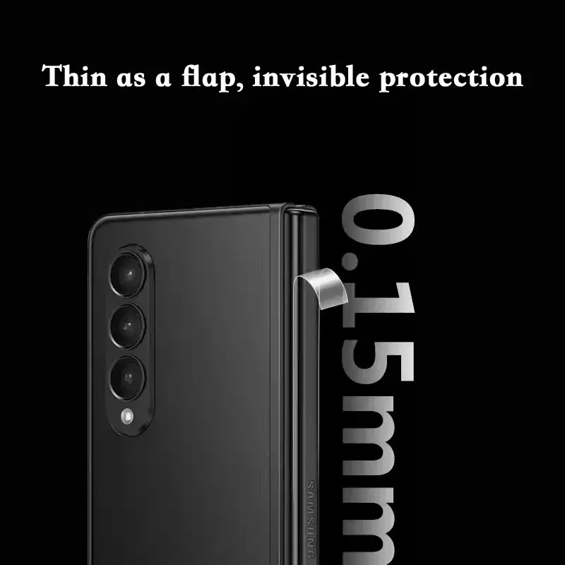 무광택 하이드로 겔 소프트 TPU 필름 삼성 Galaxy Z Fold 5 4 3 2 5G 내부 내부 외부 경첩 스티커 전신 화면 보호기
