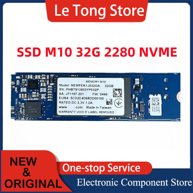 M10 SSD Solid State Drive Internal 2280 nvme SSD, kecepatan menulis cepat untuk intel Optane M10 32G 64G