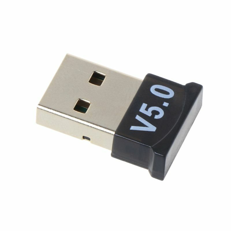 Pemancar Penerima Nirkabel Adaptor USB 5.0 Kompatibel dengan Mini untuk Gamepad Earphone Laptop Komputer PC