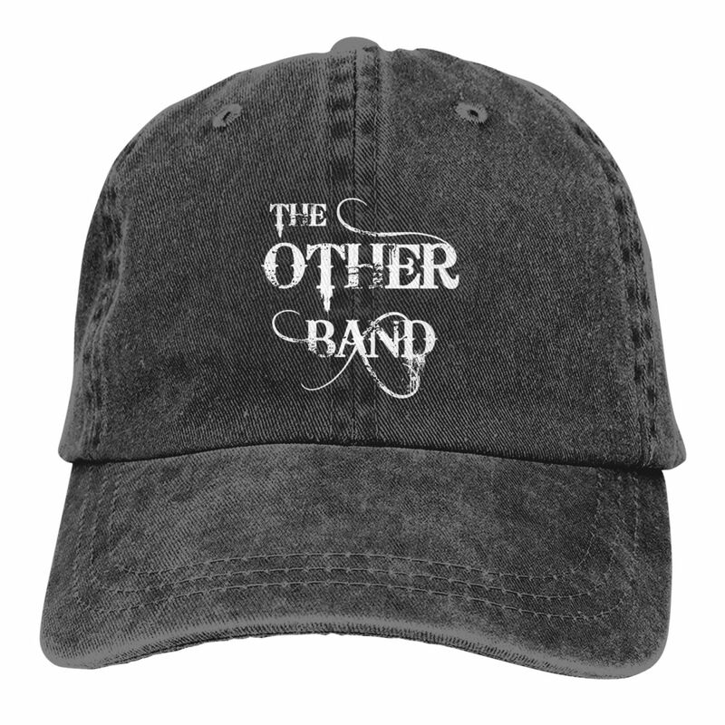 Fashion The Other Band White Baseball Caps Unisex Style Distressed Washed Headwear Outdoor Workouts Gift Hats Cap