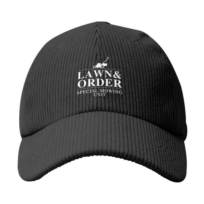 Lawn & Order: Special Mowing Unit Corduroy Baseball Cap hard hat Kids Hat Mountaineering Baseball For Men Women's