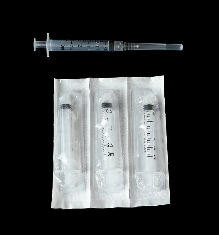 3ml Luer Lock Syringes Sterile individually WrappedDisposable Plastic SyringeNeedle Not Included
