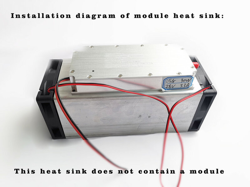 High power Mos tube anti-UAV WIF module radiator with fan wind tunnel heat dissipation