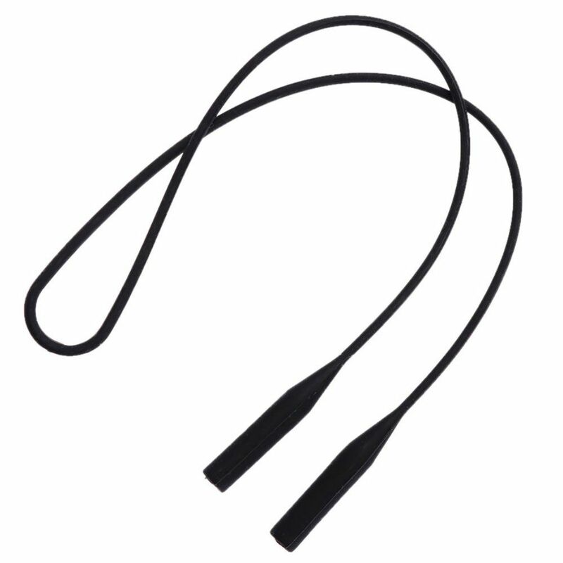 Tali kacamata silikon elastis Anti selip, tali kacamata silikon, kacamata rantai Olahraga, penopang kabel elastis, tali Anti selip, tali kacamata elastis