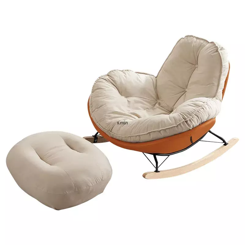 Lazy Couch Penguin Rocking Chair Adult Lounge Snail Balcony Home Indoor Leisure Rocking Chair  Lounge Chair Rocking sofa daybed