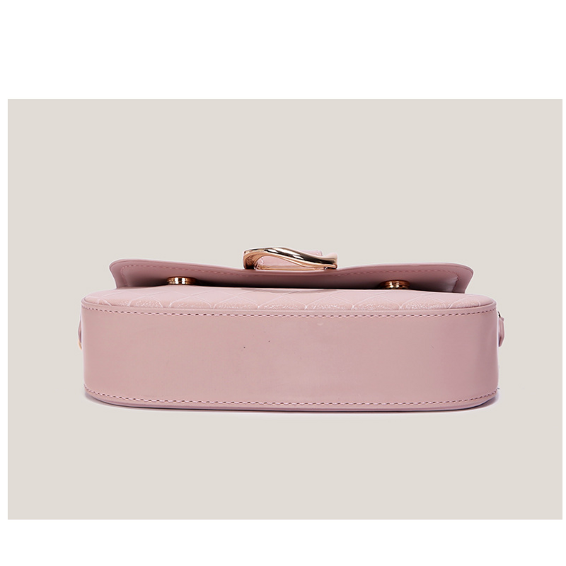 Новая сумка на цепочке Xiaoxiangfeng, высококачественная, простая и универсальная маленькая квадратная сумка, розовая сумка для подмышек