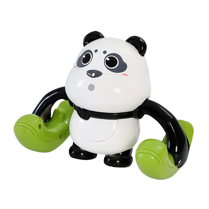 Panda Crawling Toy com luz, Bebê rastejando brinquedos, Piscando