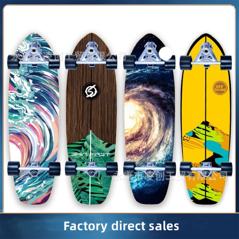 Surfboard Skateboard Longboard Skateboard Flashing Wheels Skateboard Sports and Outdoors 77x22.5x12cm