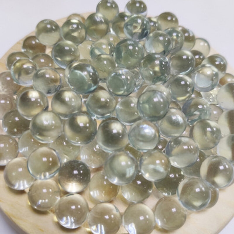 20 pz/pacco 10mm 14mm 16mm sfere di vetro marmo solido trasparente per tiro a fionda e pista di marmo e giochi di marmi tradizionali