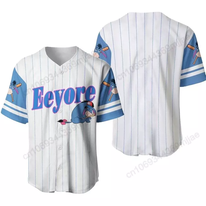 Trikot Damen Rundhals Baseball Shirt Knopf T-Shirt 2000s Kleidung y2k Accessoires T-Shirt Retro y 2k Damen bekleidung yk2