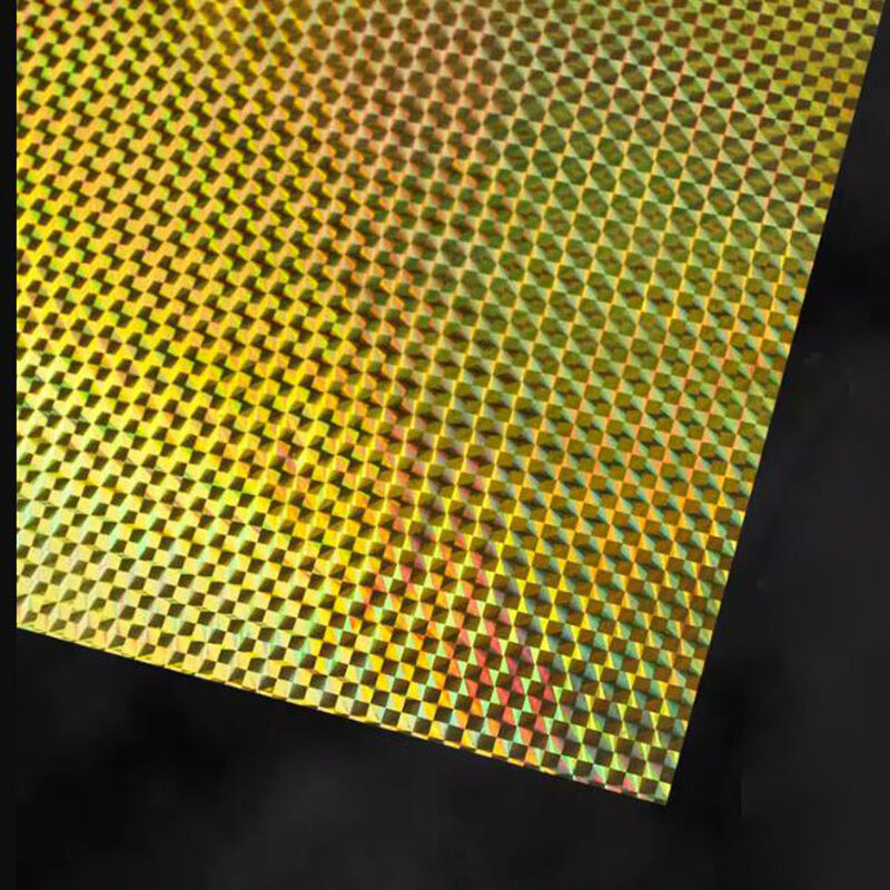 50 шт. Новая лазерная наклейка изменяющая цвет Светоотражающая простая серебряная печатная этикетка A3 x мм матовая клейкая