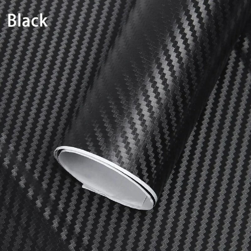 4D Carbon Fiber Vinyl Film Car Stickers Waterproof DIY Motorcycle Automobiles Car Styling Wrap Roll Accessories Adhesive Tape
