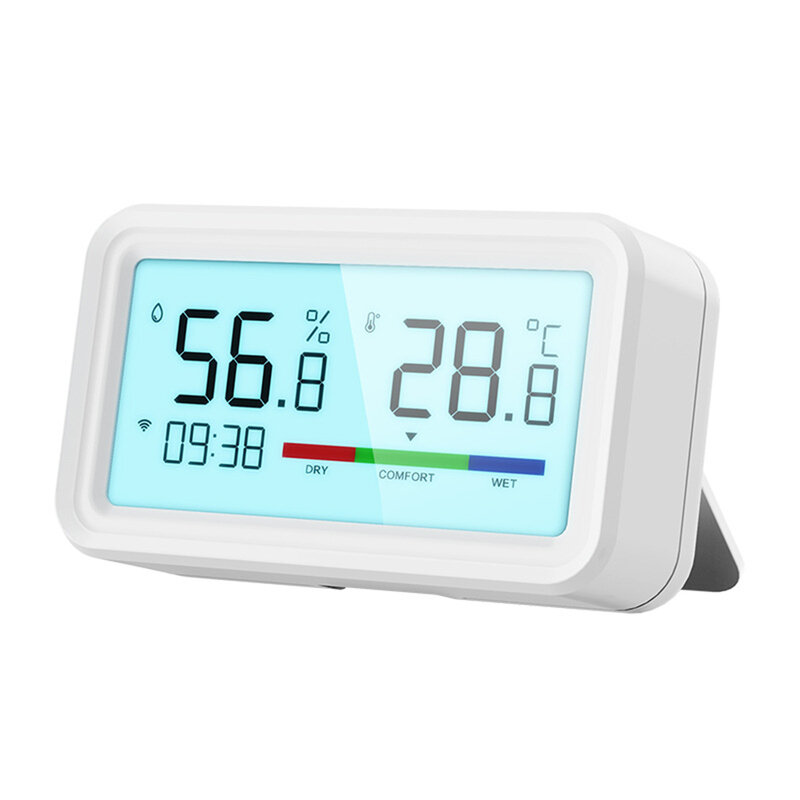 Sensor de humedad para el hogar inteligente, Sensor de temperatura con Control por aplicación móvil, reemplazo del nombre del producto, precisión de la temperatura