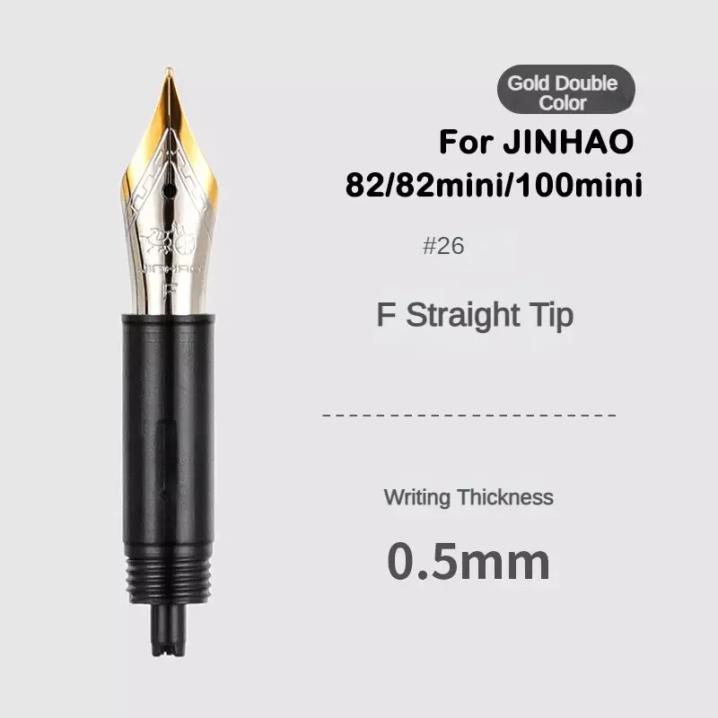 Pennino per penna stilografica Jinhao da 1/3 pezzi per forniture per ufficio scolastico stazionario serie 9019 / X159 / 82 / 82 mini/ 100 / 9056 / 9036 / 9016