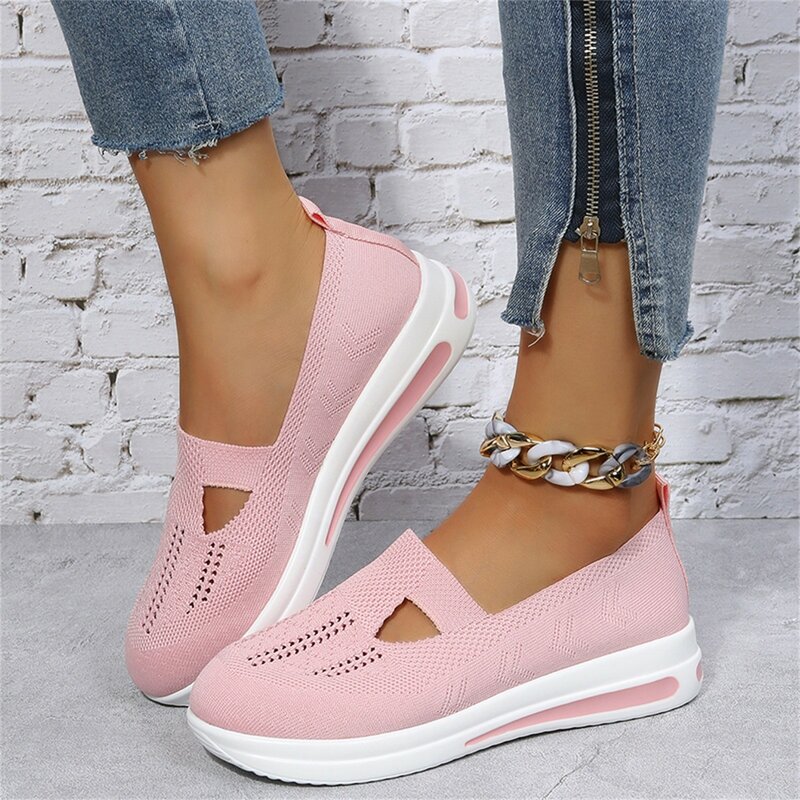 Shoes Women's Summer New Walking Shoes Soft Bottom Soft Face Mother Shoes Light and Comfortable Elderly Shoes Women Footwear
