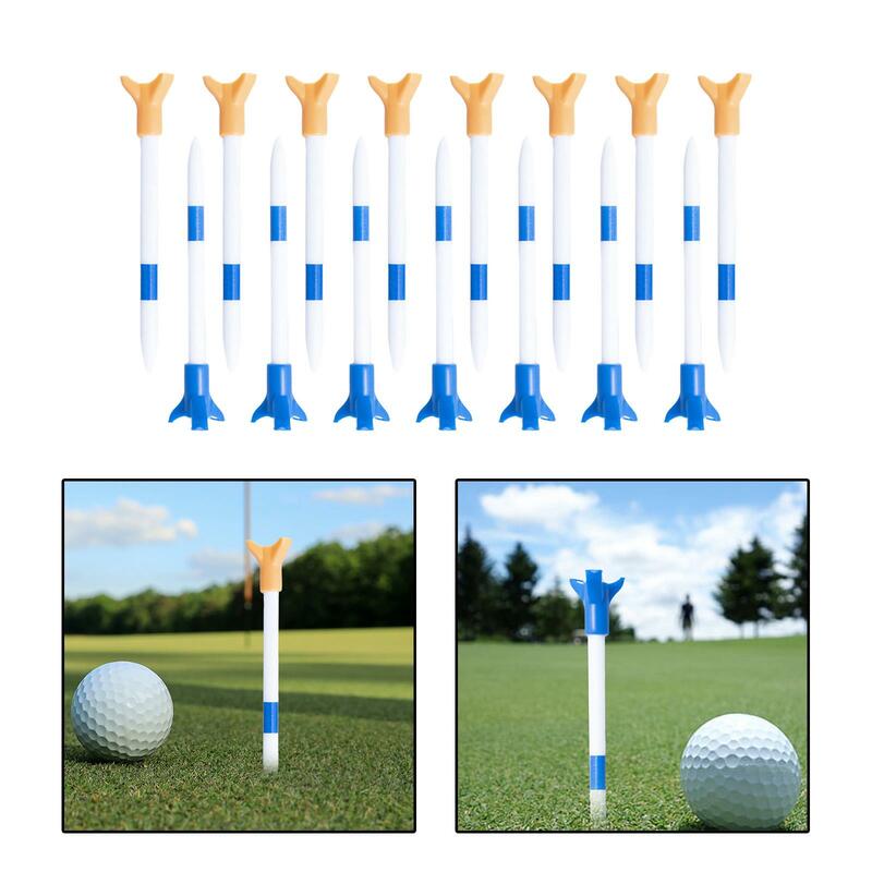 15x Golf Tees Equipment Golf Fly Ball Tees per giocatori principianti Golfer Gift