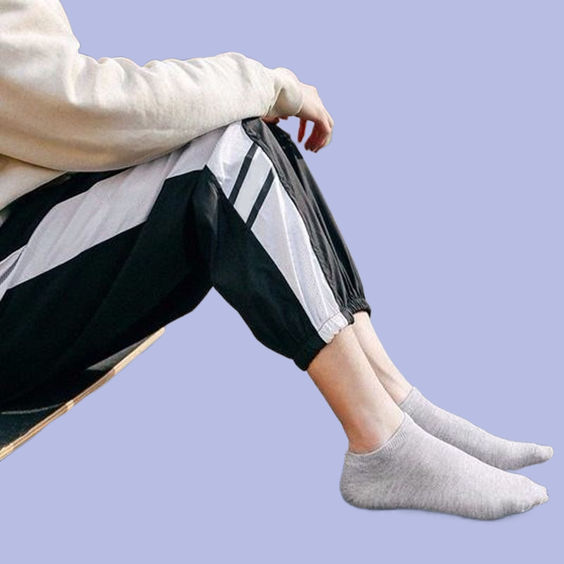 2024 baru kaus kaki modis kualitas tinggi 10/20 pasang kaus kaki pergelangan kaki nyaman, Pak kaus kaki pergelangan kaki warna Solid, stoking wanita & kaus kaki