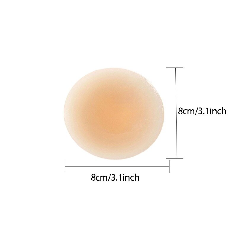 Seamless Silicone Nipple Covers, Strapless Invisible Self-adhesive Breast Lift Pasties, Women's Lingerie & Underwear Accessories