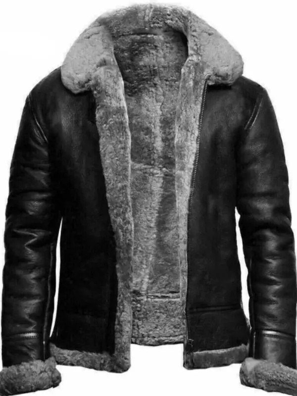 Куртка мужская зимняя из искусственной кожи, плотные теплые парки, деловая верхняя одежда с мехом на флисе, повседневные водонепроницаемые байкерские пуховые куртки