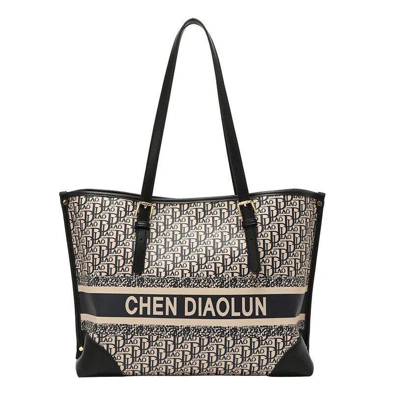 DIAOLUN-حقيبة حمل نسائية عالية الجودة بسعة كبيرة ، حقيبة تنقل متعددة الاستخدامات ، كتف واحد ، حقيبة بالوقت الذاتي ، علامة تجارية جديدة