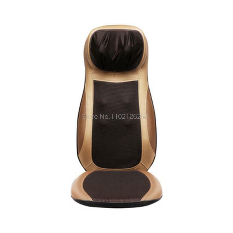 Casa carro de aquecimento elétrico vibração shiatsu massagem almofada escritório corpo inteiro massagem cadeira assento pescoço, cintura e cintura relaxamento almofada