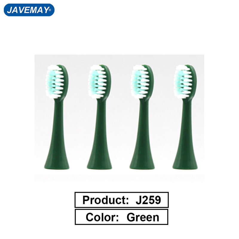 J259cabezal de cepillo de dientes eléctrico para niños, cabezal de cepillo suave, boquilla de repuesto sensible para JAVEMAY J259