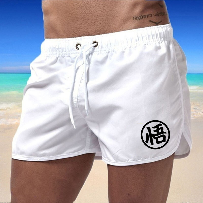 Shorts soltos da moda masculino, secagem rápida, surfe ao ar livre, natação, moda praia, verão