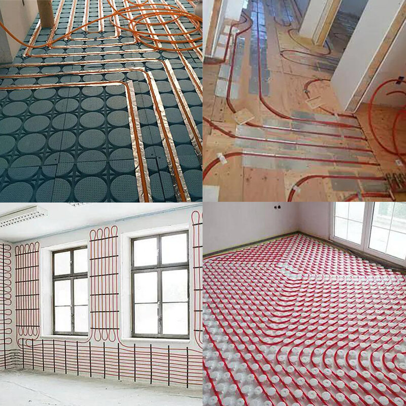 5-100メートル赤外線暖かい床ケーブル12 18k 33ohm/m電動カーボン電熱線コイル2.0ミリメートル繊維ワイヤー床ホットライン肥厚