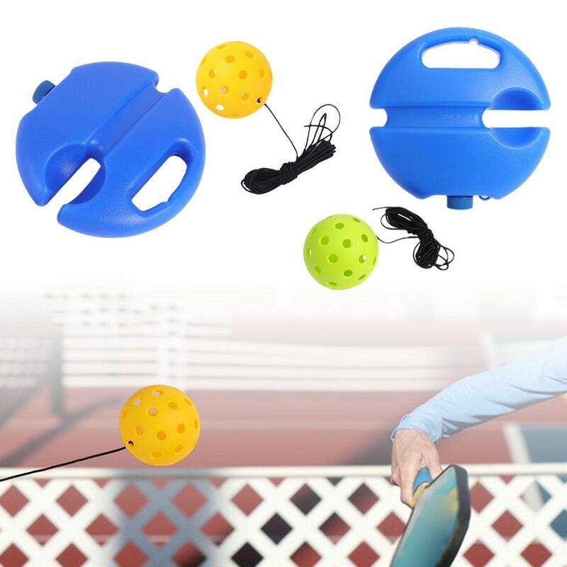 Pickleball Trainer with Pickleball Ball Baseboard Indoor Outdoor Pickleball Training Tool for Exercise Kids Adult Single Player