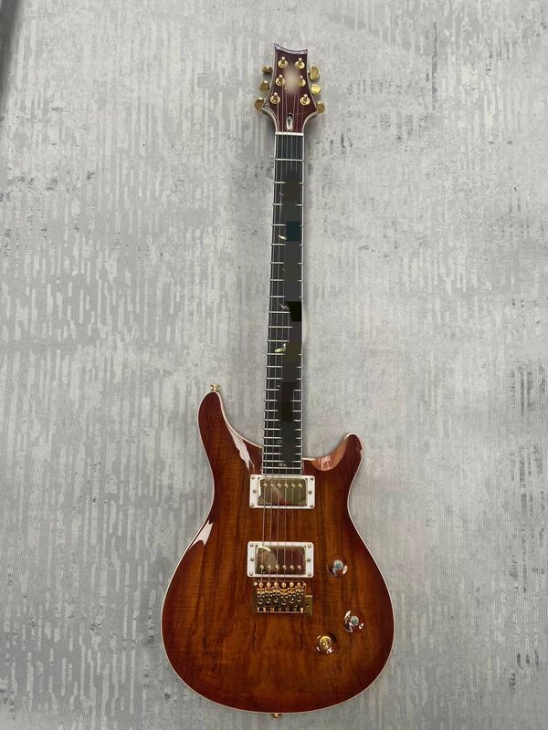 P R$ Logo Guitarra elétrica, Ebony Fingerboard, Real Shell embutidos, corpo mogno, fabricado na china, frete grátis, em estoque