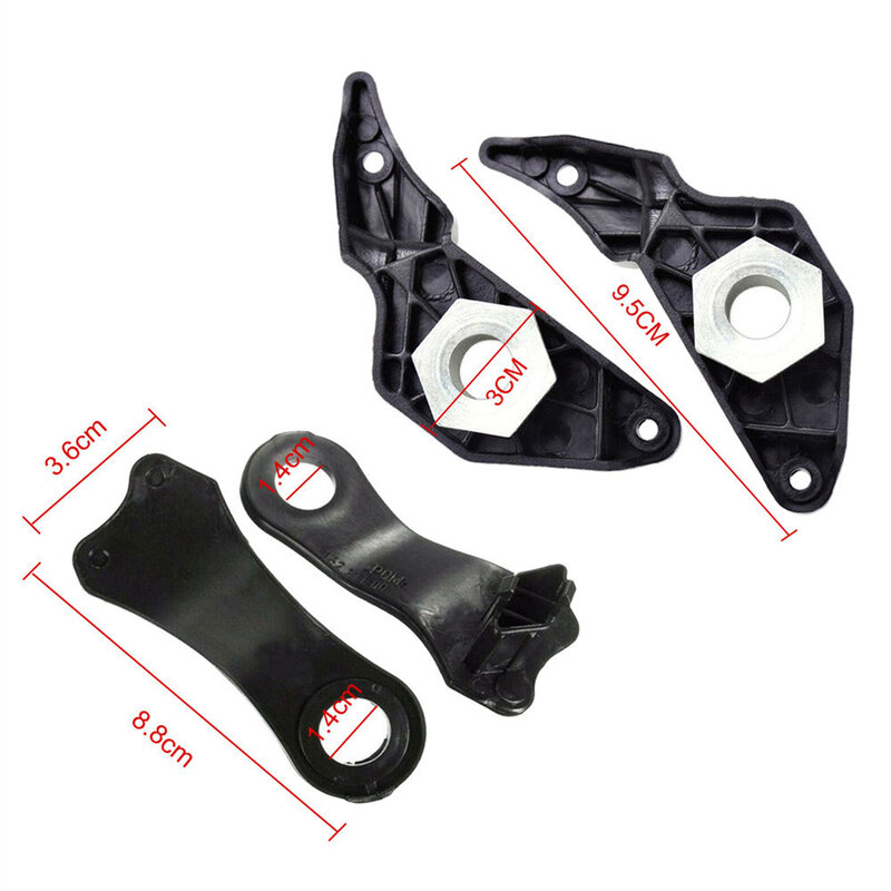 4 PCS/Set Headlight Brackets Headlight Repair Plastic & Metal Right+Left 4X 63126942478(Right) 63126949634(Right) Brackets