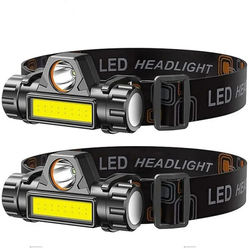 Hot Sale T6 LED Headlamp Fishing Lamp Rechargeable Headlight 50000LM Lightweight Head Torch Light Universal Miner Lamp wholesale