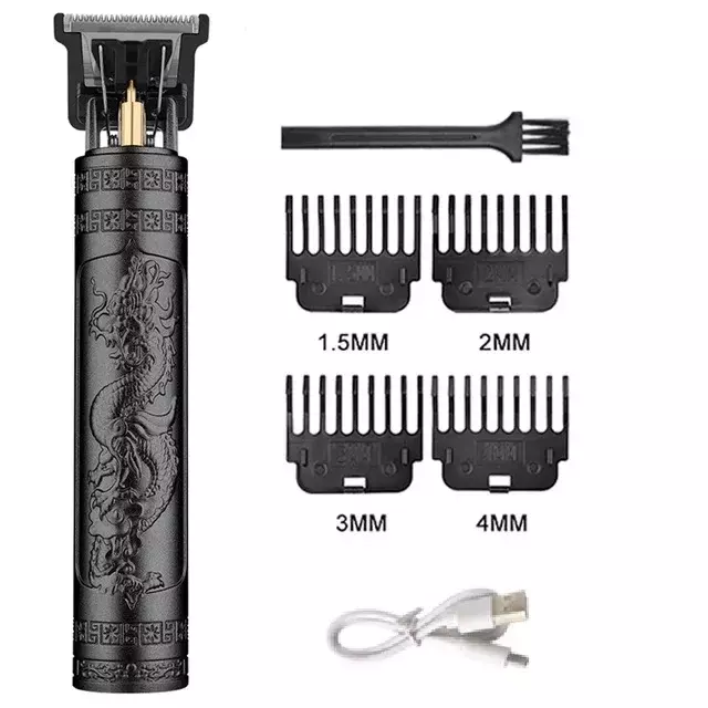 Wireless Electric Hair Clipper Professional Hair Trimmer Beard Shaver Men Hair Cutting Machine Barber For Men Vintage T9 Trimmer