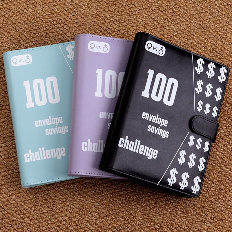 100 Umschlag-Herausforderung binder, a5-Sparbinder mit Geld umschlägen, Budget binder zum Planen und Sparen
