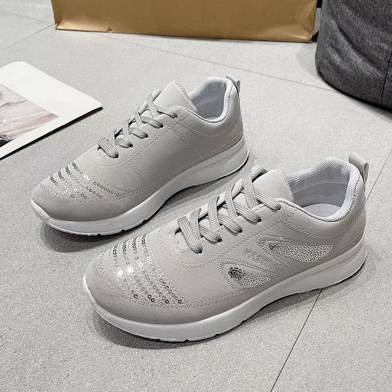 Spring Women's Casual Shoes New Lace Up Platform Shoes for Women Outdoor Durable Women's Sneakers Fashion Light Waking Shoes