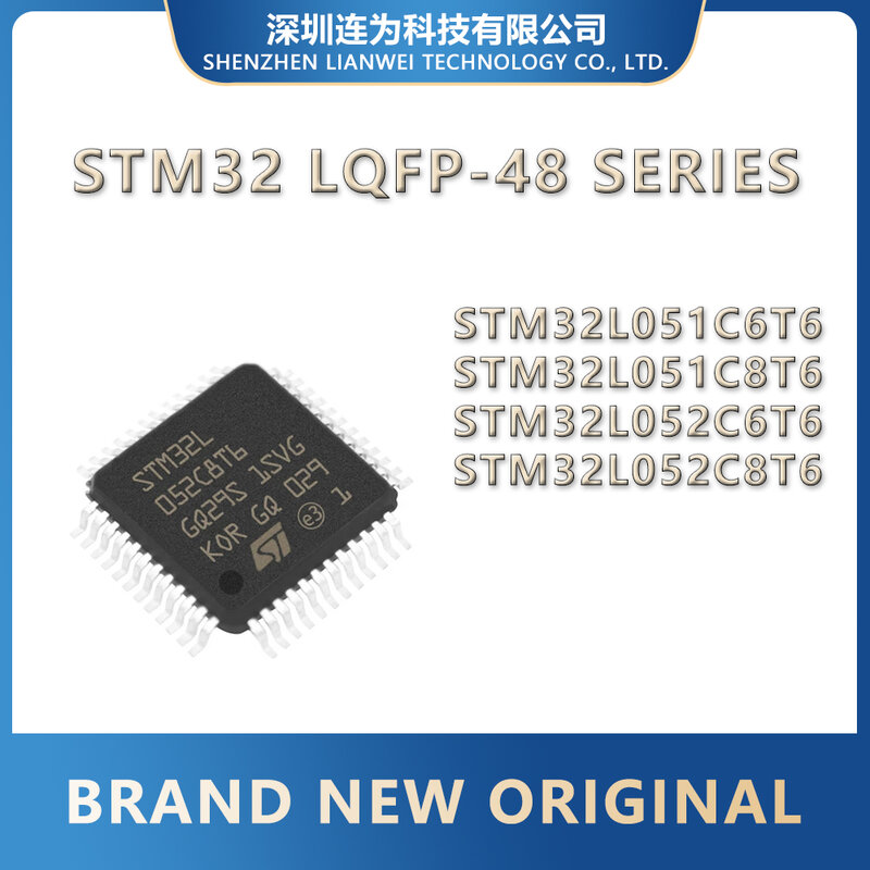 STM32L051C6T6 STM32L051C8T6 STM32L052C6T6 STM32L052C8T6 STM32L051 STM32L052 STM32L STM32 STM IC MCU Chip LQFP-48