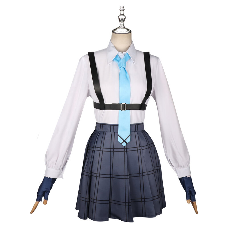 Anime Blue Archive Takanashi Hoshino przebranie na karnawał koszula spódnica Jk mundurek szkolny dziewczyna kampusowy garnitur impreza z okazji Halloween karnawał