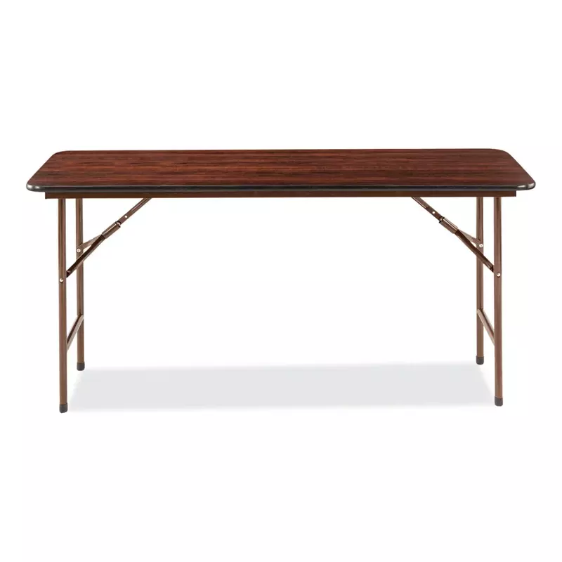 โต๊ะไม้พับสี่เหลี่ยม59.88W x 17.75d x 29.13H มะฮอกกานี