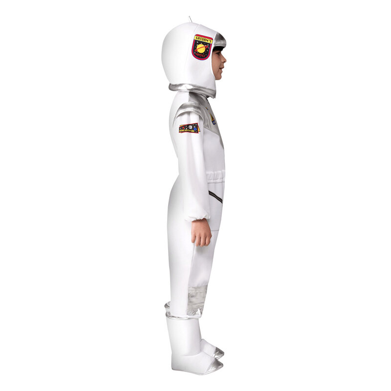 Costume d'Astronome Blanc pour Garçon, Combinaison Spaceman, Cosplay d'Halloween, Robe de Barrage de ixde Carnaval Pilote, Nouvelle Collection 2021